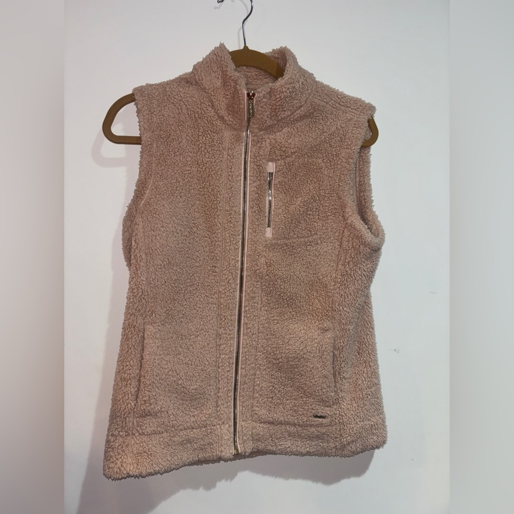 Calvin Klein Sherpa Vest | Pink | small